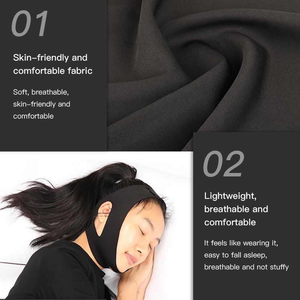 Anti Snore Stop Snoring Chin Strap Antisnoring Sleep Device Lift Up Strap Care Face Slim Tool Improve Sleep Shaper Facial Chin