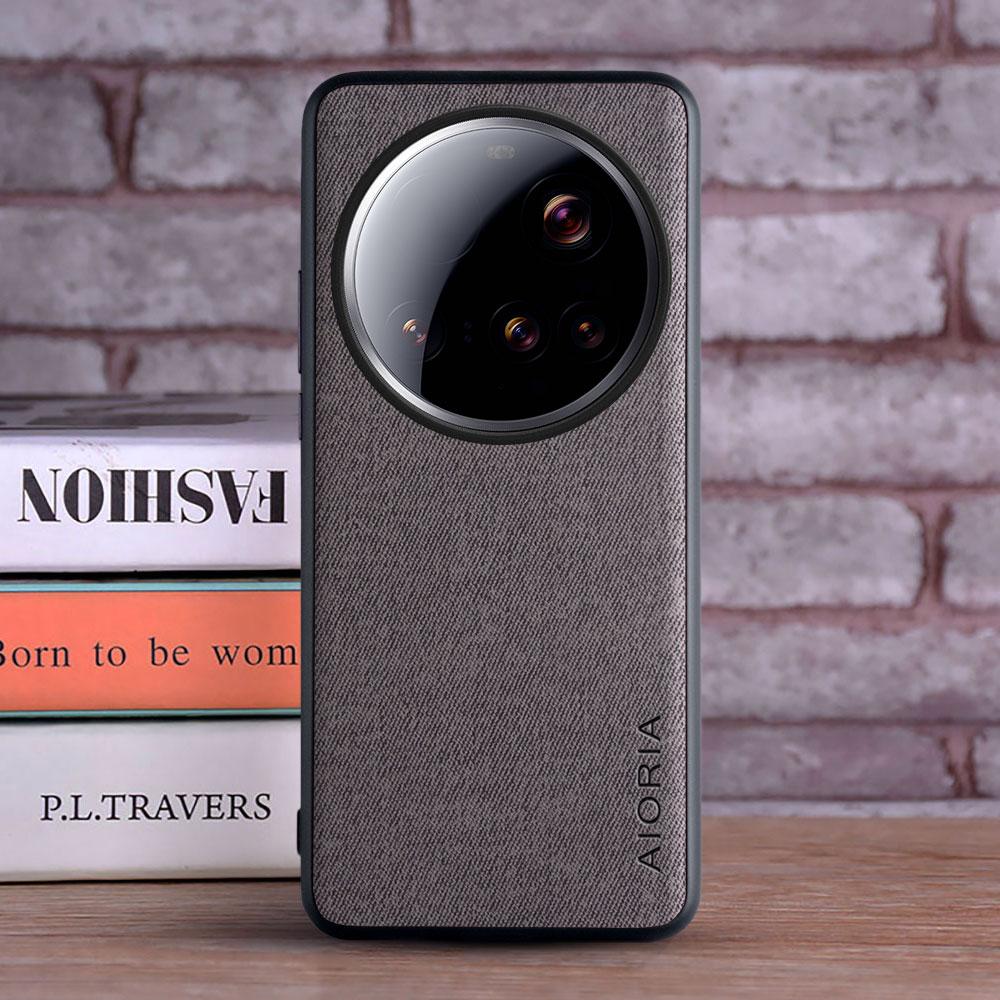 Case for Xiaomi 15 Ultra Leather Fashion Soft TPU Master Hard Textile Leather Fashion Phone Cover for xiaomi 15 Ultra pro Case