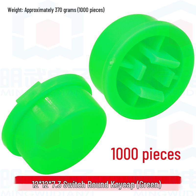 Mingwu Electronics Colorful Round Keycap Switch Caps - B3F Plastic Accessories