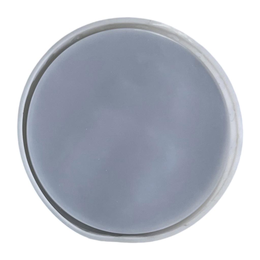 Round Shaped Coaster Silicone Mold Heart Print Resin Tray Crafting Mould Creative Tabletop Decoration Molds Jewelry Tool