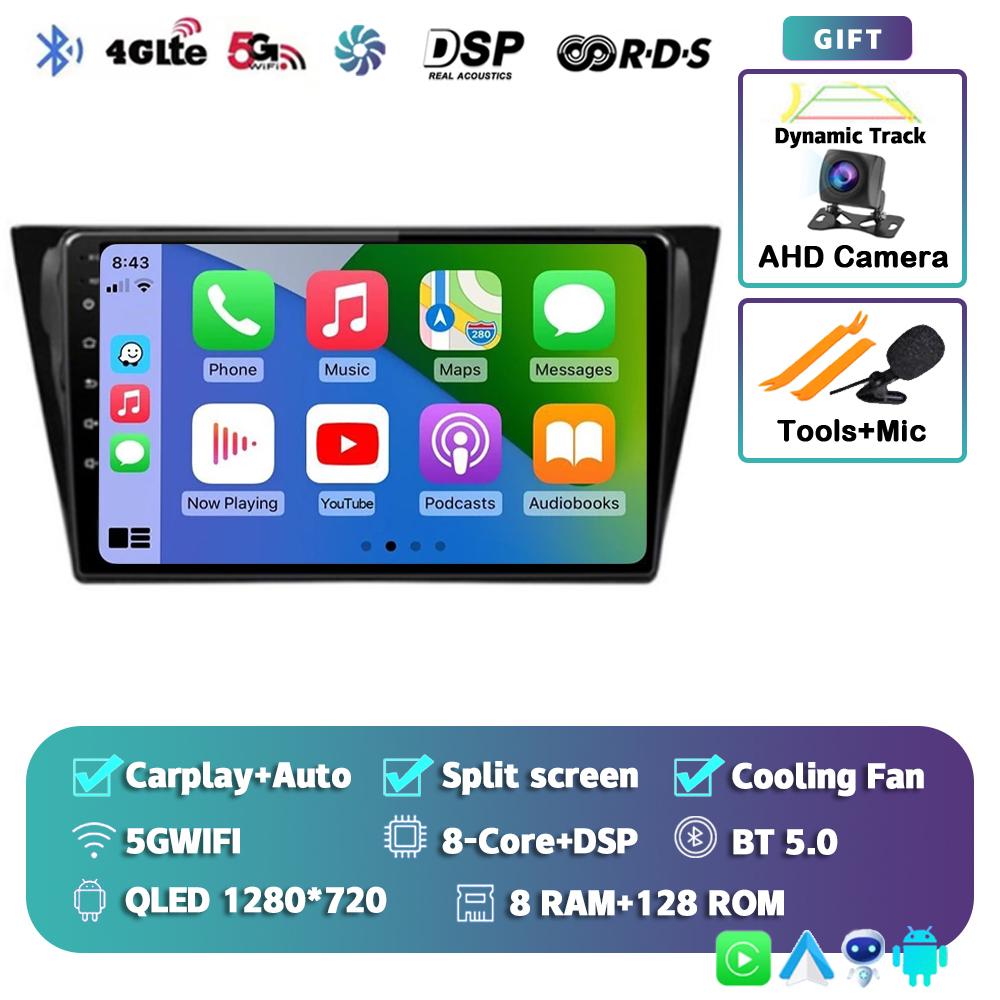 Android 14 Carplay Auto For VW Volkswagen Bora 2016 2017 2018 Car Radio Multimedia Navigation Player Video WIFI Stereo Head Unit