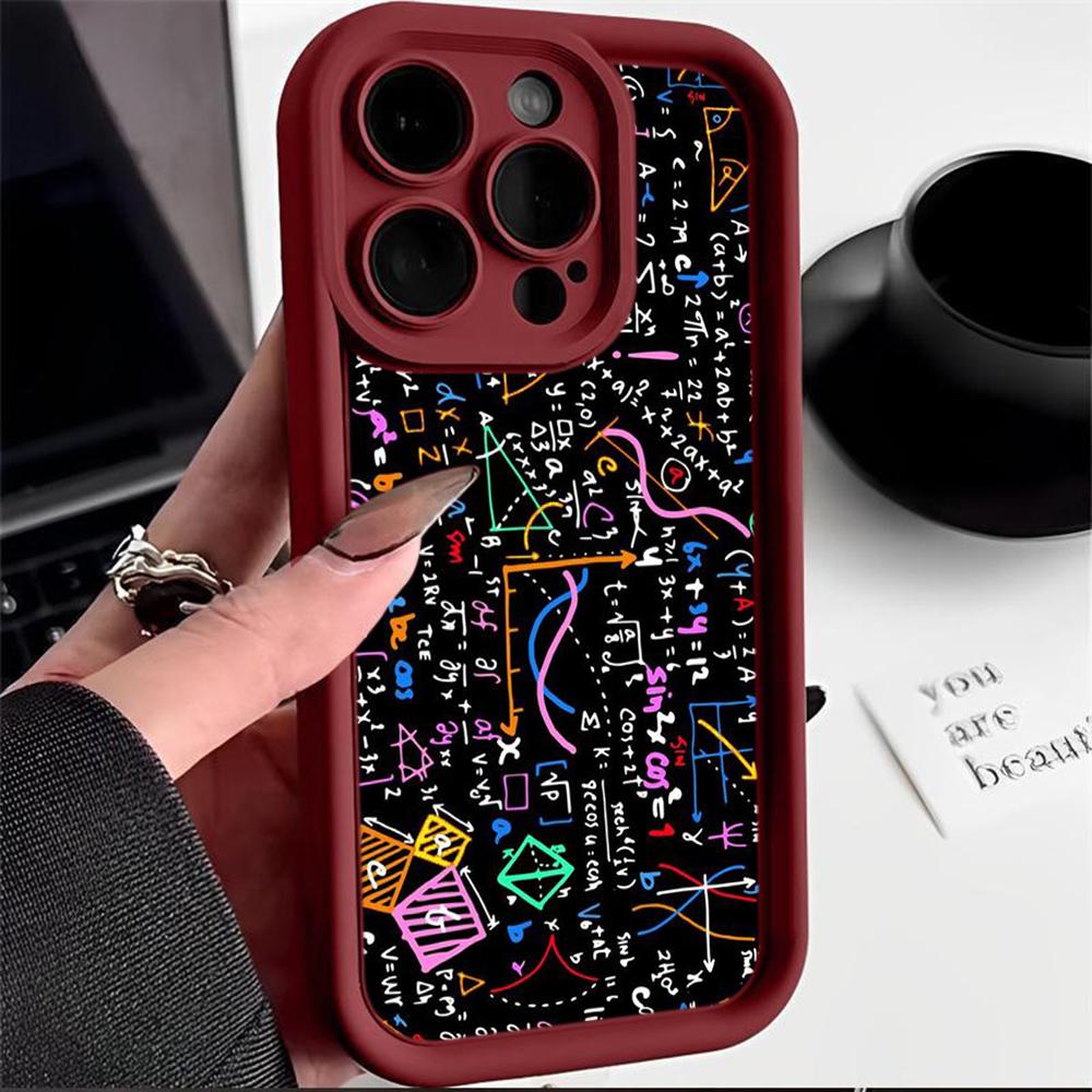 Angel Eye TPU Soft Phone Case for Samsung A05 A13 A23 A53 A14 A24 A34 A54 A15 A25 A35 A55 S20 S23 FE S24 Ultra Ae71 Creative Brain Mathematicians