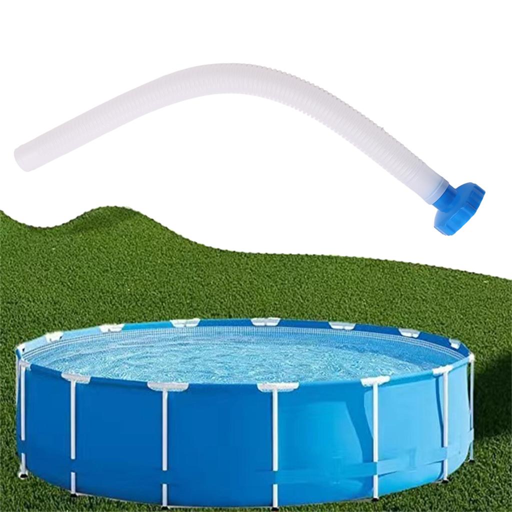 Skimmer Hose and Adapter Set for Above Ground Pool Skimmers White Hose Exact Replacement for 25016 Skimmer Hose Adapter