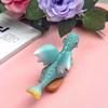 Cartoon Cute Playful Dinosaur Figurine Vibrant Skateboard Resin Home Accent Piece