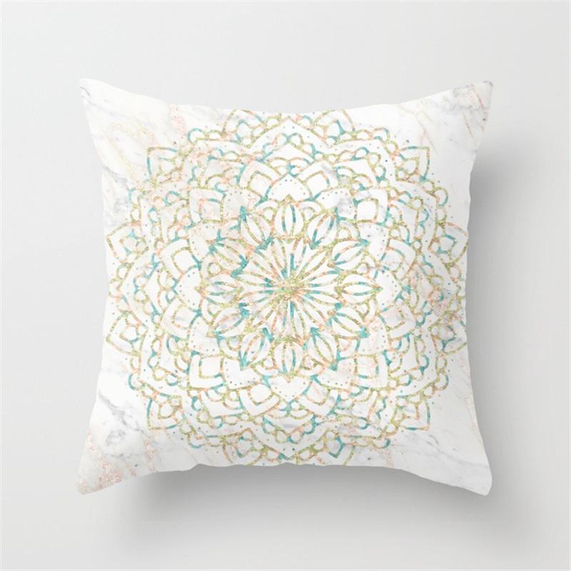 Geometric Cushion Cover Sofa Throw Pillow  Home Decoration Boho Mandala Flower