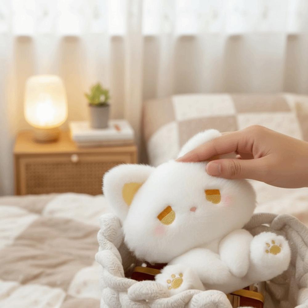 Cute Emo Dolls Sitting Posture Stuffed Animal Emo Sad Cat Plush Toy Gift For Friends