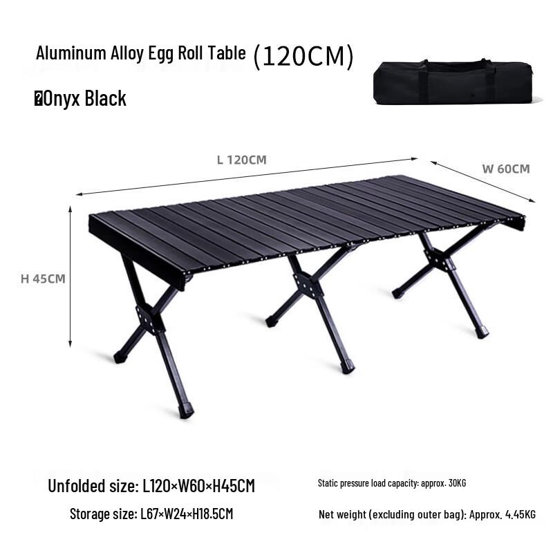 Portable Outdoor Roll-Up Camping Table