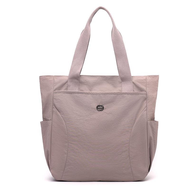 

Полотняна сумка великої місткості Приміська сумка через плече рожевий