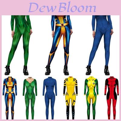 Exquisite X-men Mystique Women Catsuit Jumpsuit 3d Printed Cosplay Costume