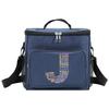 Insulated Bags Portable Shoulder Lunch Bag Waterproof Cooler Box Thermal Organizer Handbag for Men and Women Text Letter Pattern