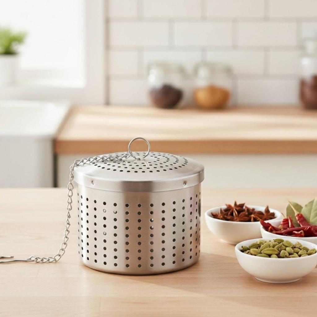 Loose Leaf Tea Infuser Reusable with Chain Food-Safe for Kitchen