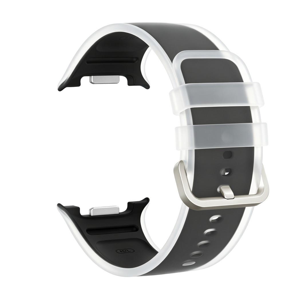 Durchsichtiges Silikonarmband für Samsung Galaxy Watch 8 9 40mm 44mm Sportarmband für Galaxy Watch 8 classic 46mm Ersatzarmband