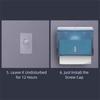 Waterproof Tissue Dispenser Large Capacity Tissue Box Holder Paper Towel Dispenser  Restaurant
