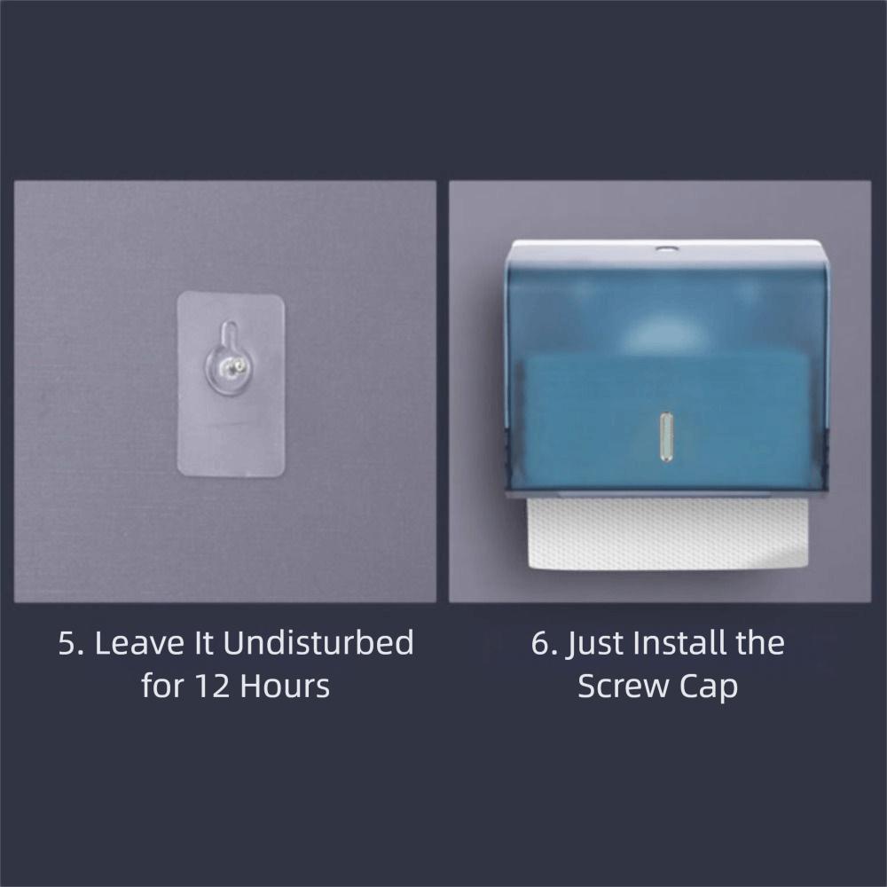 Waterproof Tissue Dispenser Large Capacity Tissue Box Holder Paper Towel Dispenser  Restaurant