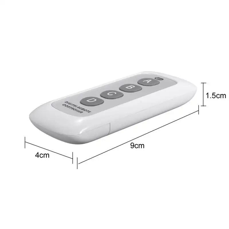 Four Button 433MHz Fixed Code Learning 1527 Long Range High Power Wireless Remote Control