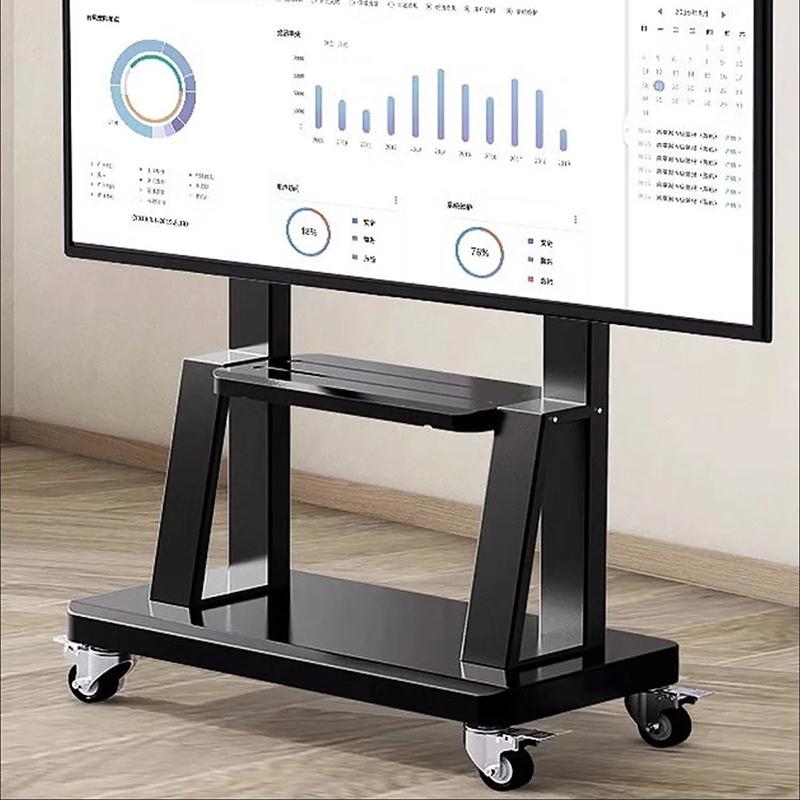 Metal TV Rack Retractable Storage Holders with Wheels Removable Racks Living Room Floor Shelf Modern TV Supports Home Organizer