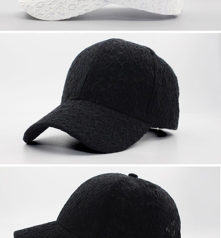 Women’s Versatile Lace Sunshade Baseball Cap - Korean Style