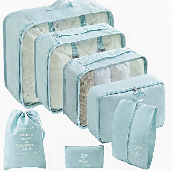 8-Piece Travel Clothing Storage Bag Set