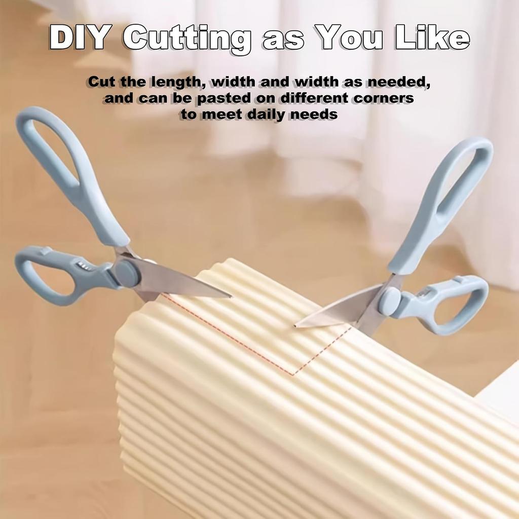 3D Textured Soft  Wall Stickers - Waterproof & Moisture- Peel & Stick Corner Protectors,  Decor for Walls, Tables, Chairs