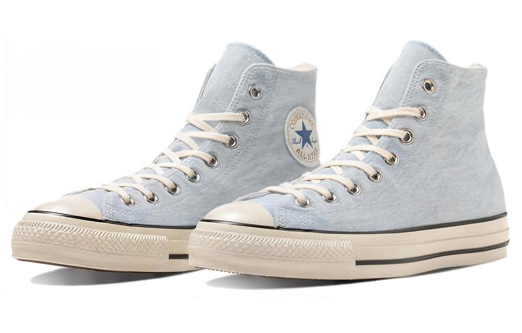 Converse All Star US AGEDDENIM HI Abrasion Resistant Cushioning High top Canvas Shoes Unisex Blue White 31312210
