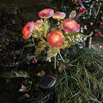 Solar LED Tea Bud Flower Garden Light