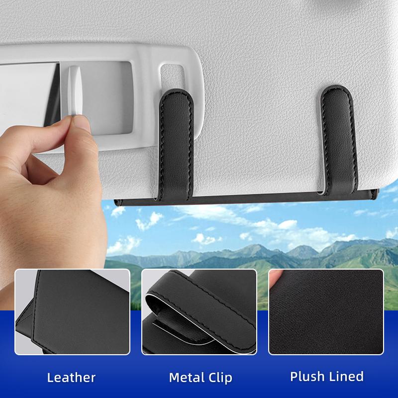 Leder Auto Brillenbox Sonnenbrillen Aufbewahrung Halter Für Citroen C4 C3 C5 C2 C-Elysee Berlingo Picasso Jumpy Cactus Aircross Saxo