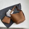 2pcs/set Retro Small Solid Color Leather Shoulder Bags for Women 2026 Designer Korean Fashion Female Handbags Underarm Bag Purse