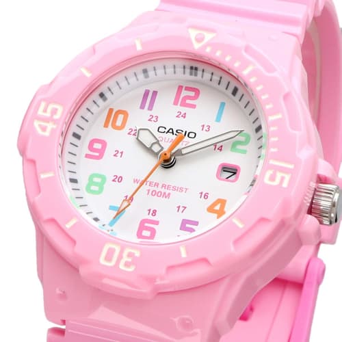 Casio CASIO Analog Watch LRW-200H-4B2V Ladies Kids Cheap Casio Pastel Pink X Multicolor Overseas Model