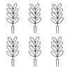 6Pcs Small Plastic Plant Trellis for Climbing Plant Indoor House Plant Support Trellis for Garden Potted Plant Support