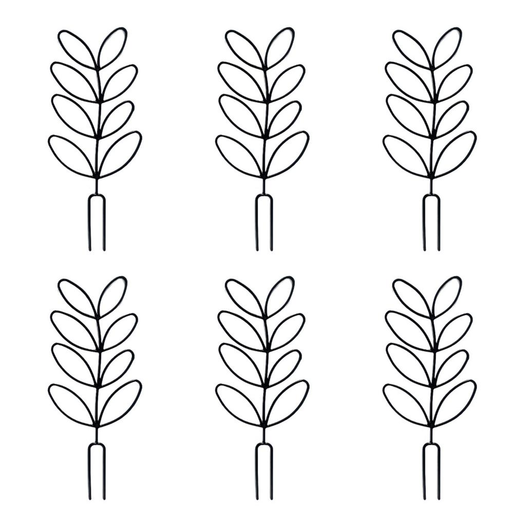 6Pcs Small Plastic Plant Trellis for Climbing Plant Indoor House Plant Support Trellis for Garden Potted Plant Support