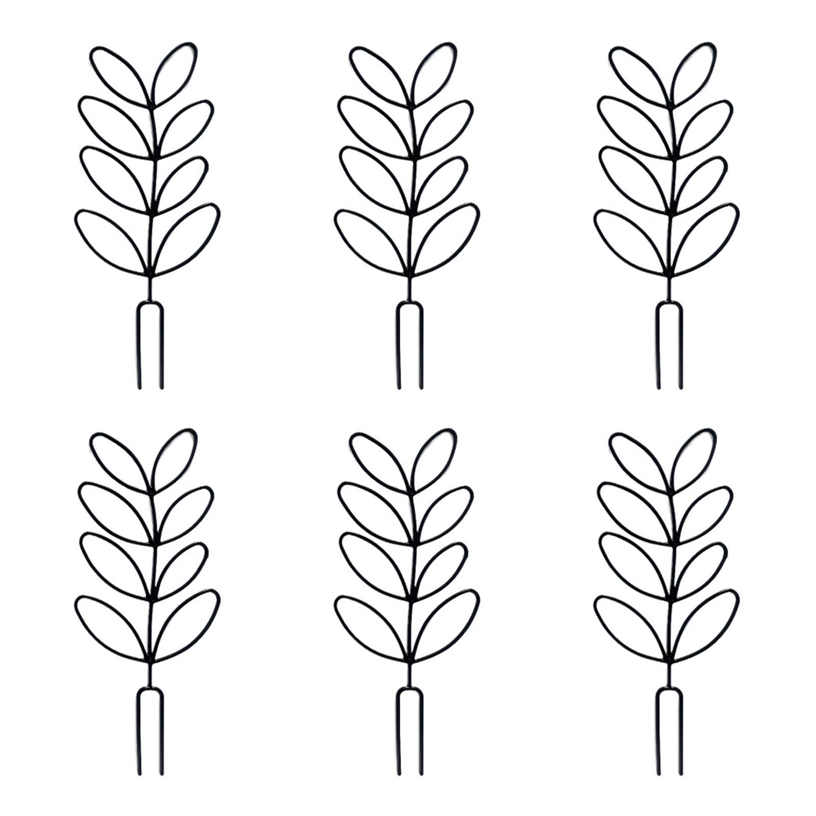 

6Pcs Small Plastic Plant Trellis for Climbing Plant Indoor House Plant Support Trellis for Garden Potted Plant Support
