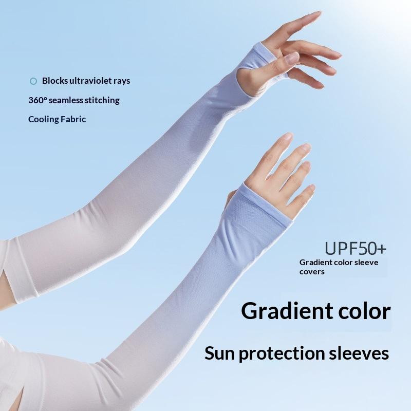 Ice Silk Bicycle Sleeves Summer Breathable Cycling Arm Protection Outdoor Sun Uv Protect Sports Sleeves