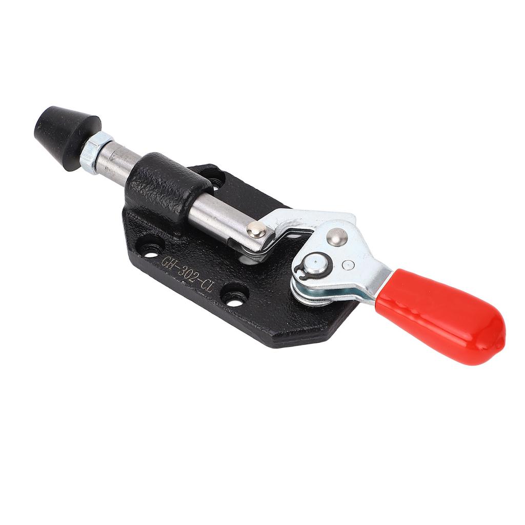 Clește basculant push-pull din fontă, reglabil, cu mâner din plastic, clemă fixă pentru sudură pentru bricolaj, prelucrarea lemnului