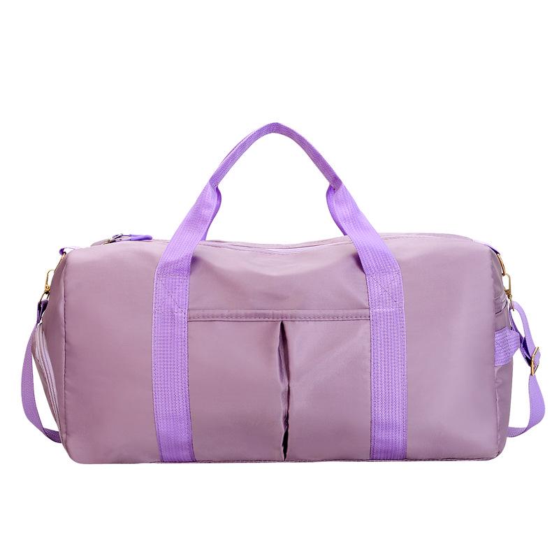 Women's Lightweight Travel Bag with Shoe Compartment - Multifunctional Gym Bag with Wet/Dry Separation