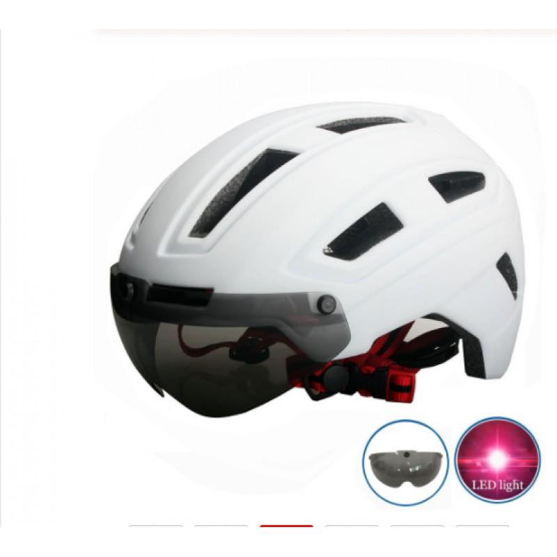 Magnetic Goggle Compatible Cycling Helmet Adults Ventilated Road Mountain Bike Unisex EPS Foam One Size