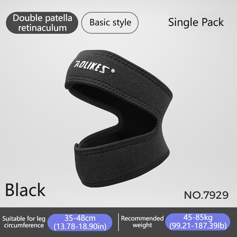 AOLIKES 1PCS Patella Kneecap Band Adjustable Silica Gel Knee Tendon Strap Protector Knee Pad Running Sports Cycling Knee Support