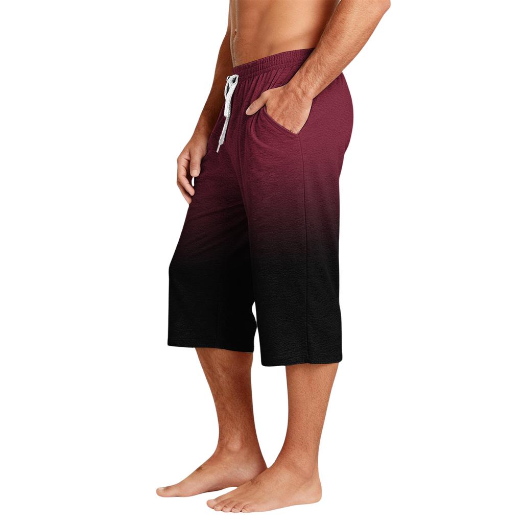 Herrshorts, casual, med dragsko, kort