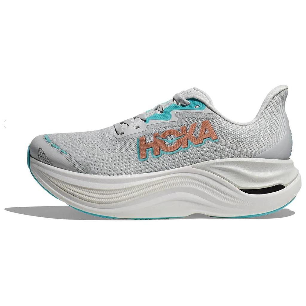 HOKA Skyward X Cosmic Grey Aqua Women Sneakers Rose-Gold 1147912-CYRS
