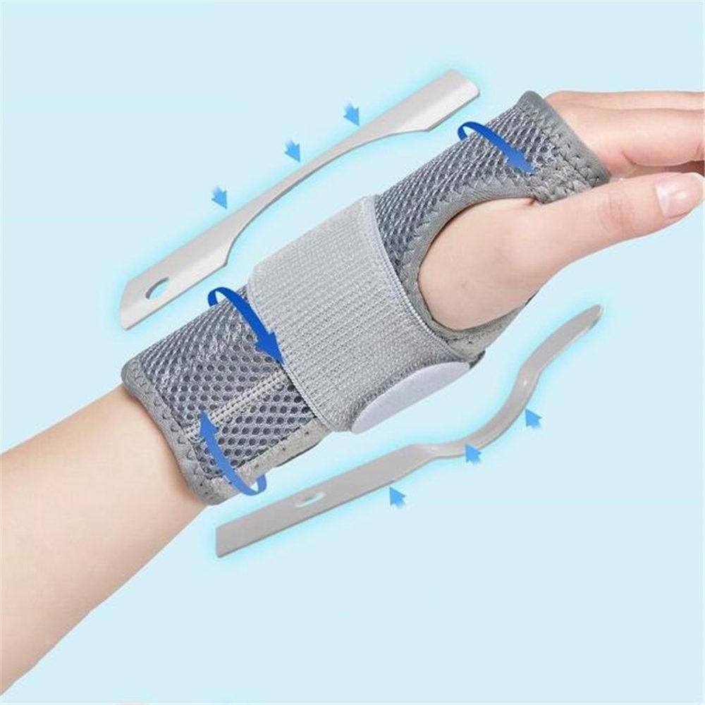 Splints Wrist Support Wraps Carpal Tunnel Hand Wrist Brace Protector Compression Adjustable Wristband Strap for Fitness Gym Pain