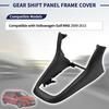 5k0863680 Center Console Frame Trim For VW Golf MK6 2009-2013 Center Console Cover Frame Shift Panel Cover Trim Interior