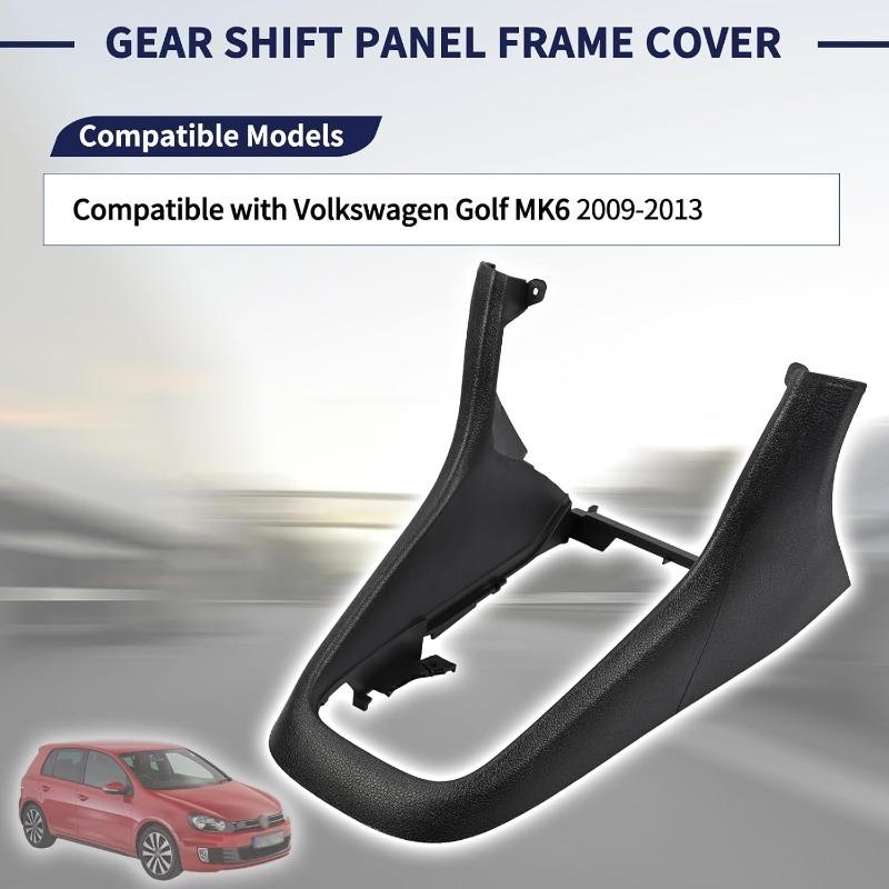 5k0863680 Center Console Frame Trim For VW Golf MK6 2009-2013 Center Console Cover Frame Shift Panel Cover Trim Interior