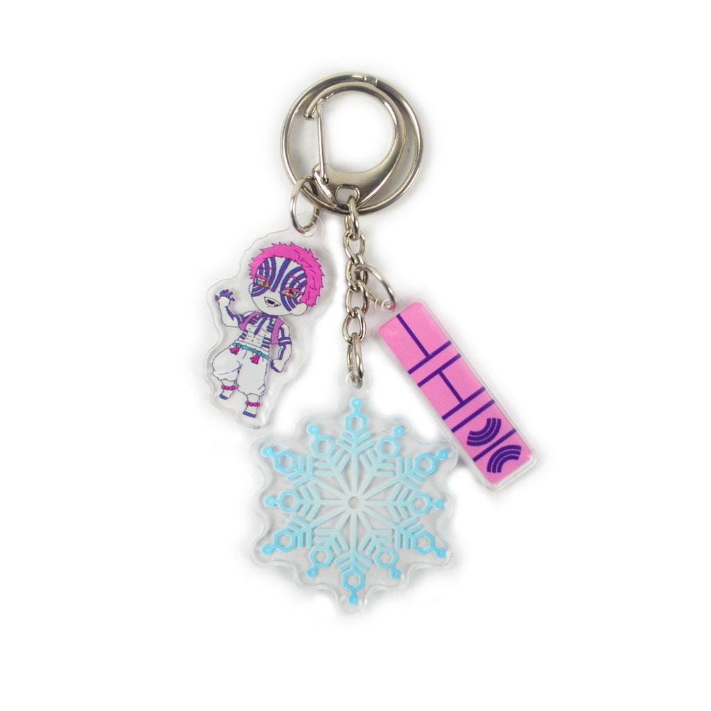 Demon Slayer Kimetsu No Yaiba Upper Moon Muzan Acrylic Keychain Anime Accessories Pendant Cosplay Merchandise Gift For Fans