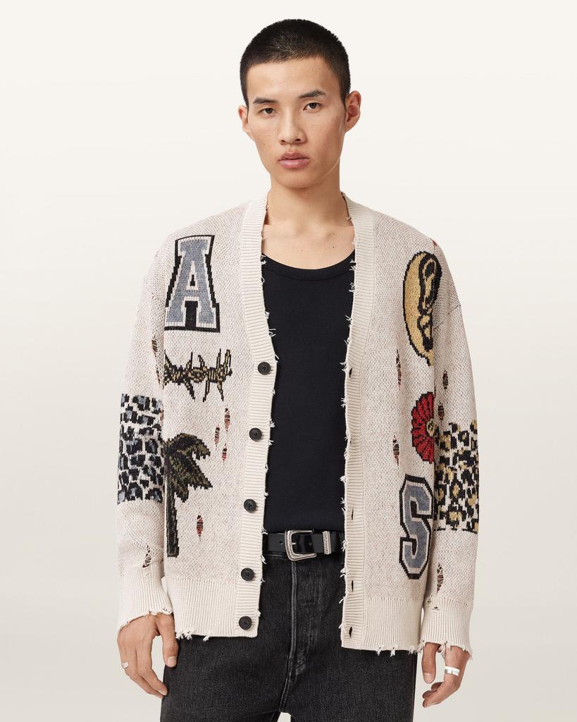 Allsaints Fox Cardigan M052Ke-4193