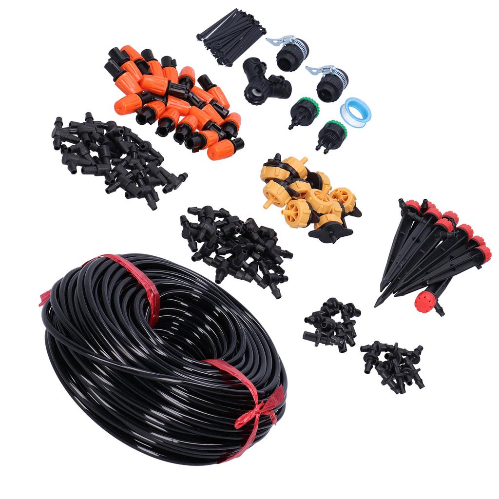 40M 4 7 Hose Garden Irrigation System Drip Irrigation Kit Watering Kit for Greenhouse Lawn