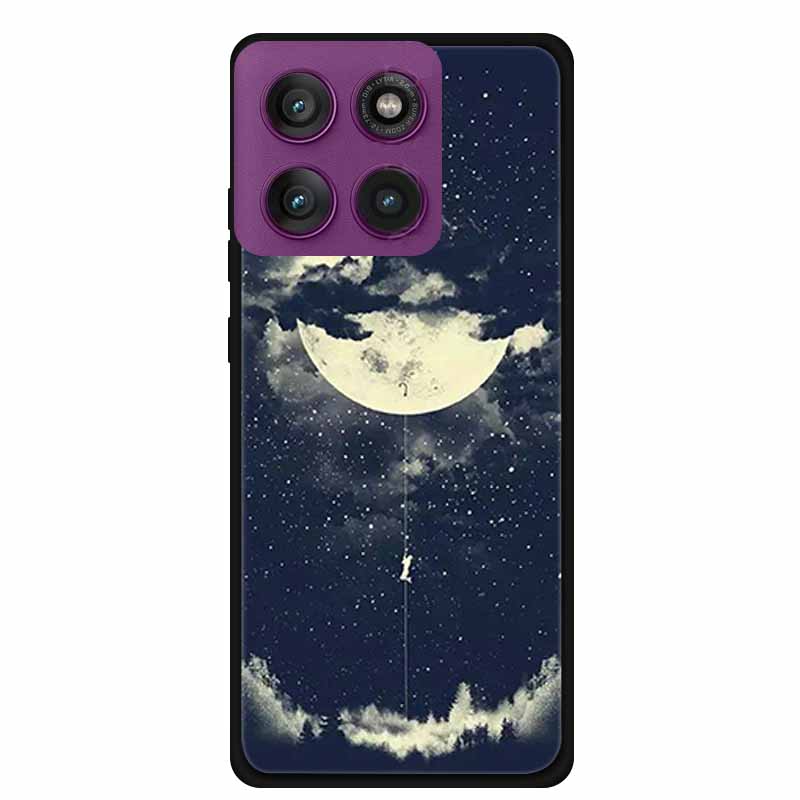 For Motorola Edge 60 Pro 5G Case Edge60 Pro Phone Case Tiger Black Silicone Soft Back Cover For Motorola Edge 60 Pro Case Coque