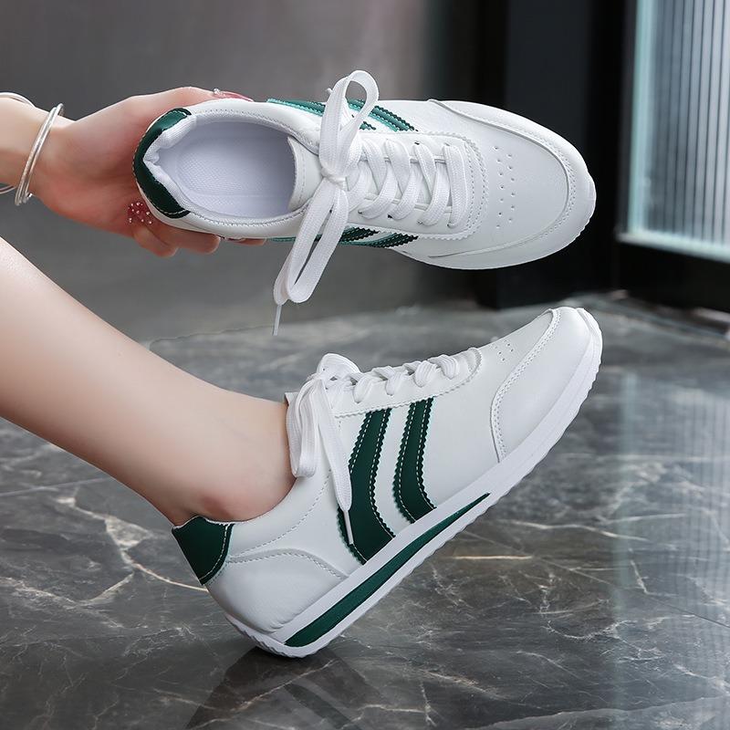 Women Gym Training Shoes Casual Summer Running Sneakers Women Lightweight Flat Shoes  White Vulcanize Platform  Mujer