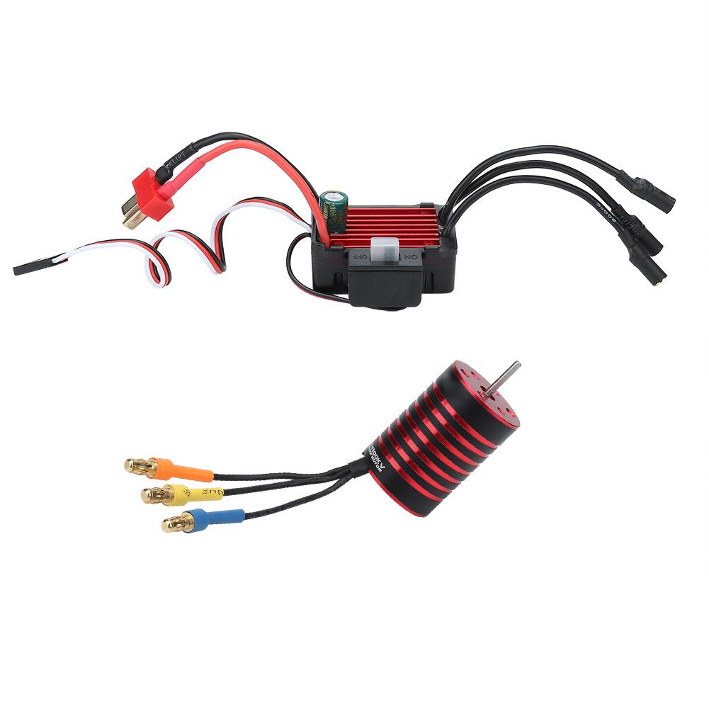 

GTSKYTENRC 2435 Безколекторний 4500KV Двигун 25A Водонепроникний ESC для 116 118 Радіокерованої Машини