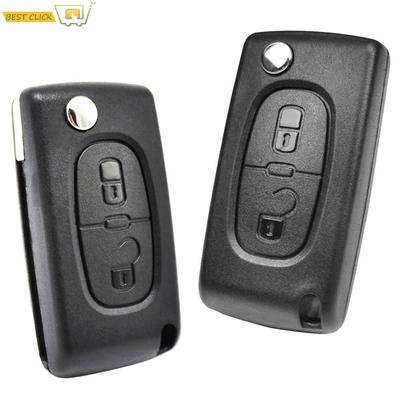 Autoschlüssel Fernbedienung Klappschlüssel Schale Gehäuse 2 Tasten CE0523 CE0536 Für Peugeot 308 207 307 3008 5008 807 Für Citroen C2 C3 C4 C5 C6 C8