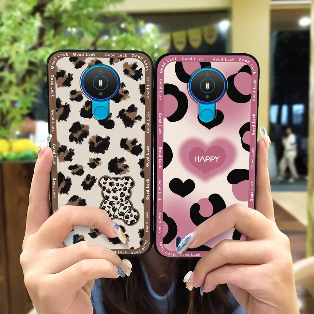 Silikonový kryt pouzdro na telefon pro Nokia 1.4 Nárazuvzdorný zadní kryt Roztomilý kreslený Plné obepnutí Nárazuvzdorný Odolný proti nečistotám