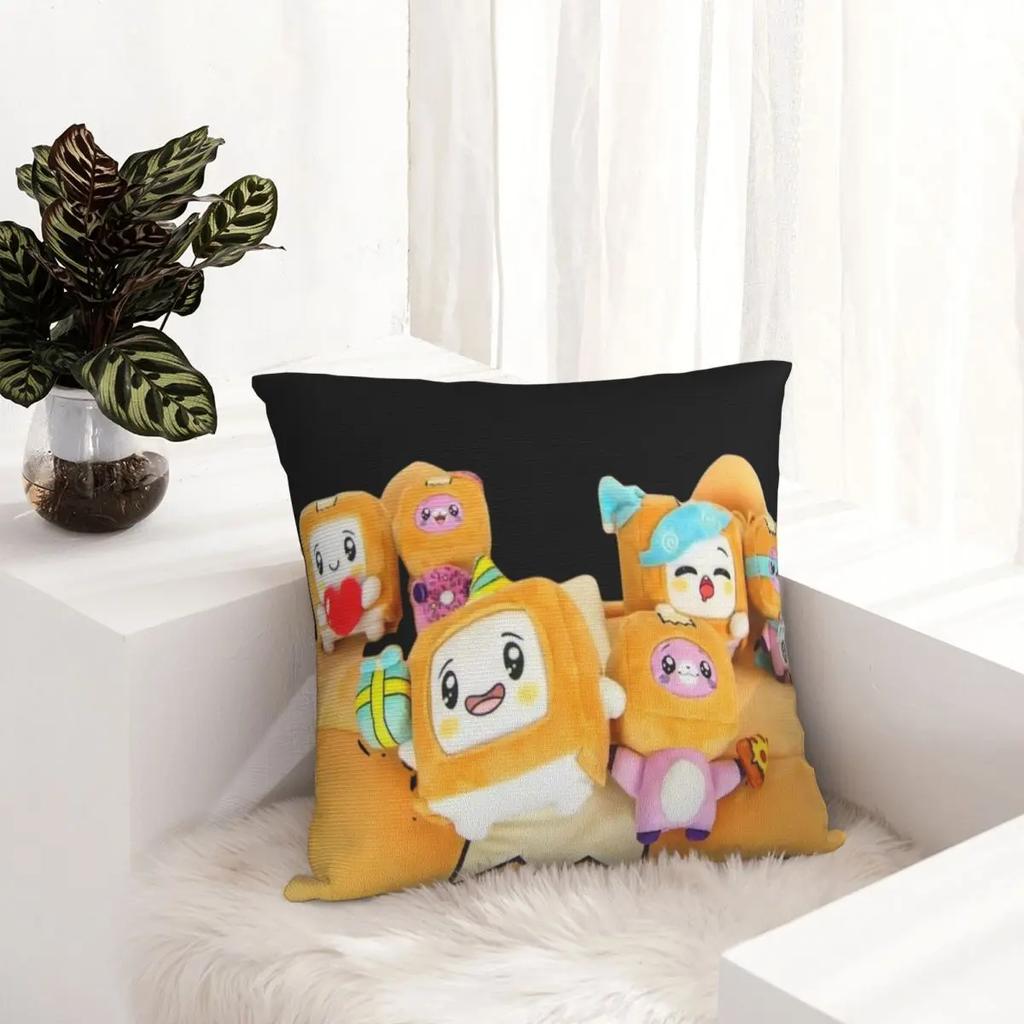 Happy Lanky Pillow Covers Room Kawaii Cartoon Cushion Cover Cool Decorative Pillow Cover